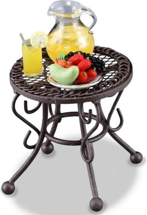 Reutter 001.807/7 - Kleine tuintafel, versierd, miniatuur