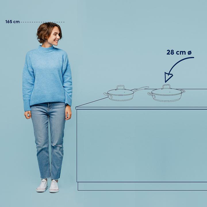 Image du produit Kela Flavoria (28 cm, Poêle à frire, Acier inoxydable)