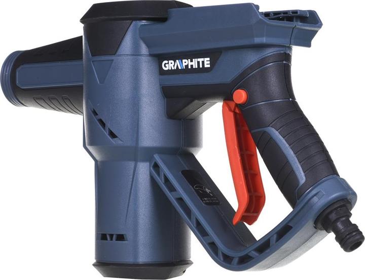 Produktbild Graphite Cordless garden washing machine Energy + 18V Li-lon, max. pressure 24 bar, without battery (Akkubetrieb)