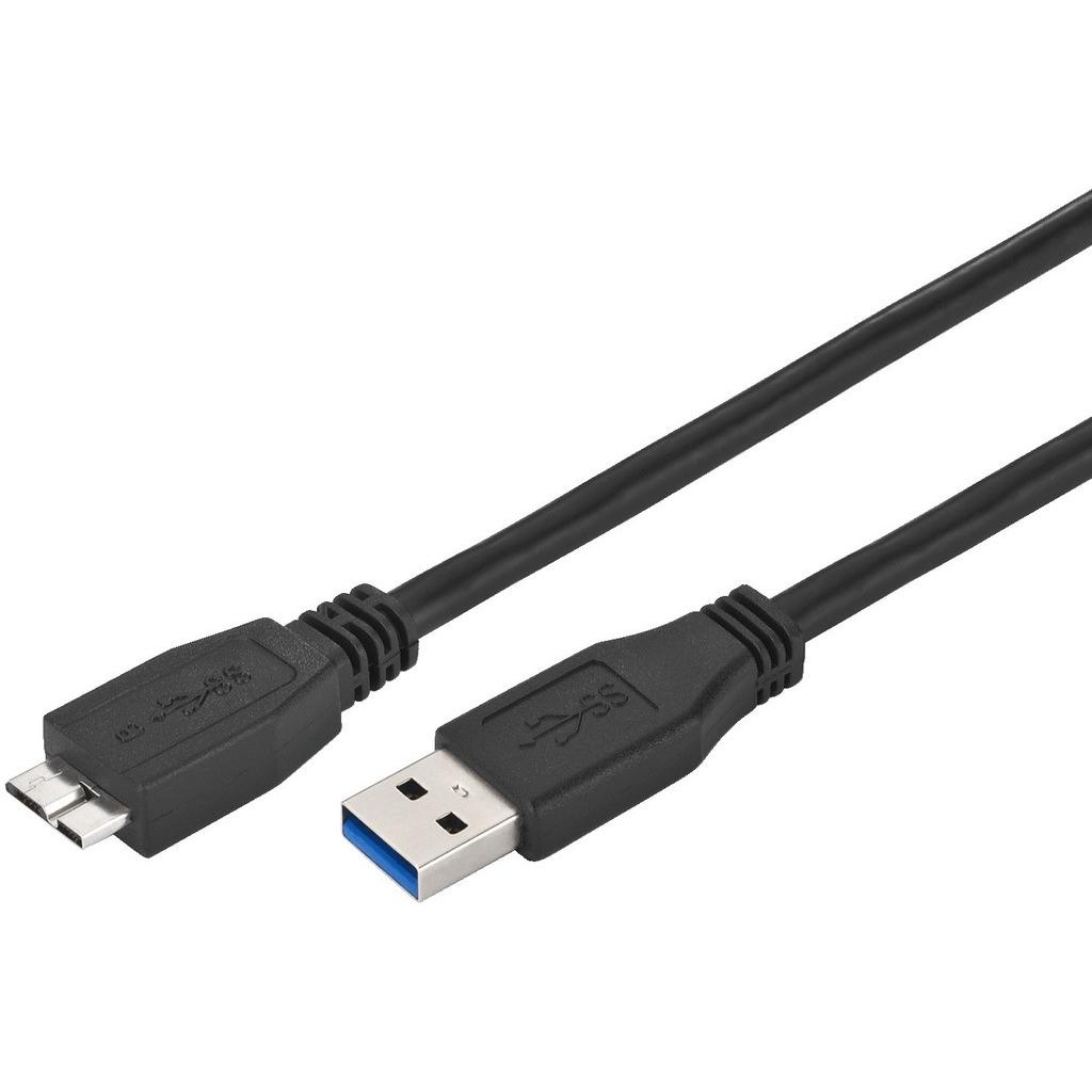 Monacor USB-Verbindungskabel (1 m, USB 3.0), USB Kabel