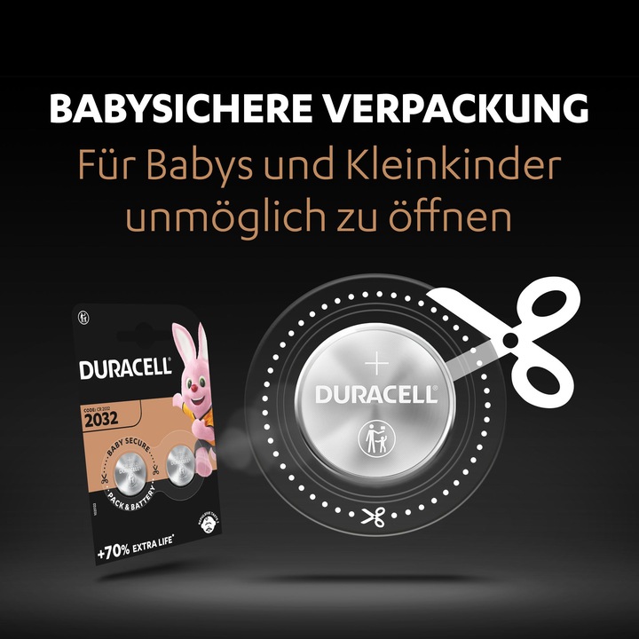 Produktbild Duracell CR2032 (4 Stk., CR2032, 225 mAh)