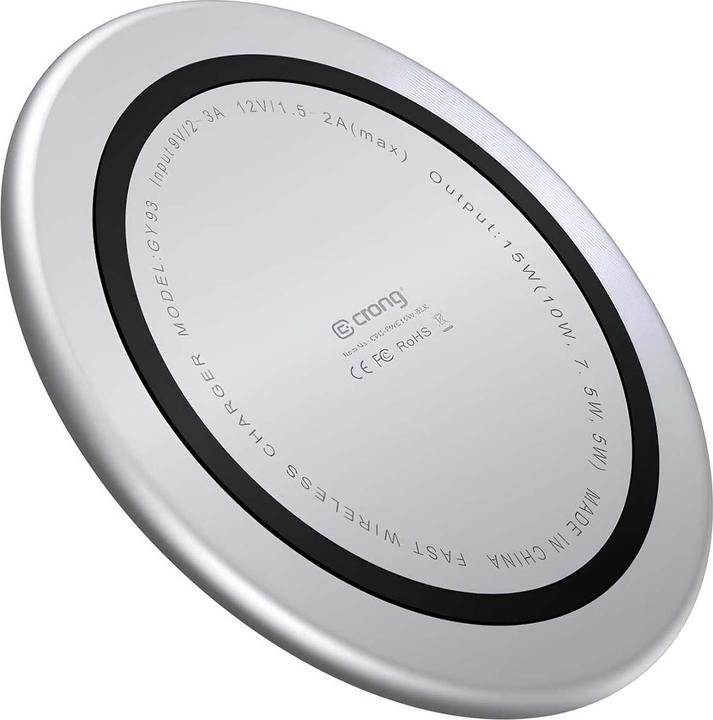 Produktbild Crong Ladegerät Induktion 3 A (CRG-PS15W-WHI) (15 W)