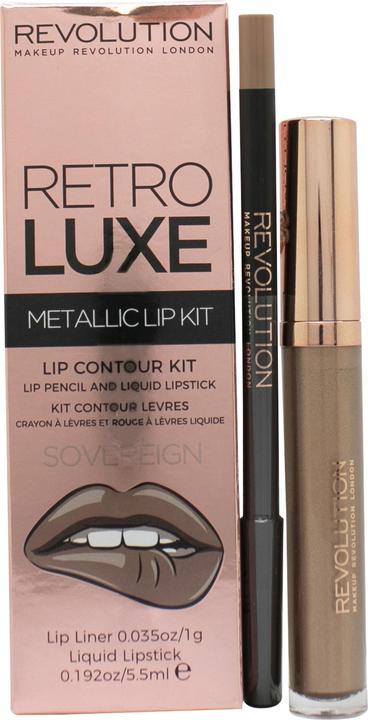 Immagine prodotto Makeup Revolution Sovereign Retro Luxe Metallic Lip Kit