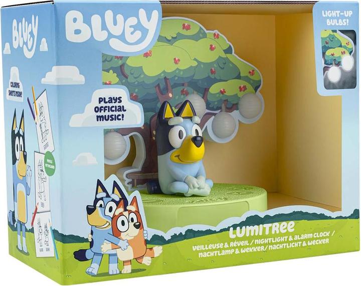 Productafbeelding Bigben Draadloos nachtlampje + wekker - LUMITREE BLUEY