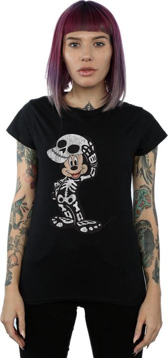 Immagine prodotto Disney Mickey Mouse Skeleton Maglietta Donna (M)