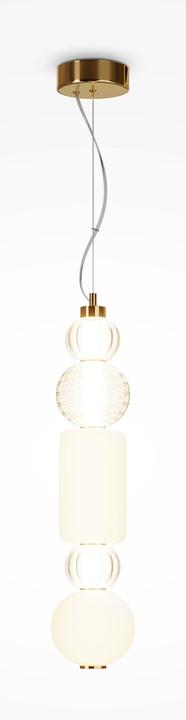 Produktbild Maytoni Collar LED Pendelleuchte, Hängeleuchte 35W Gold-Farbe Warmweiss (1600 lm)