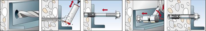 Image du produit Fischer Chevilles d'ancrage FAZ II 97mm (50 pcs)