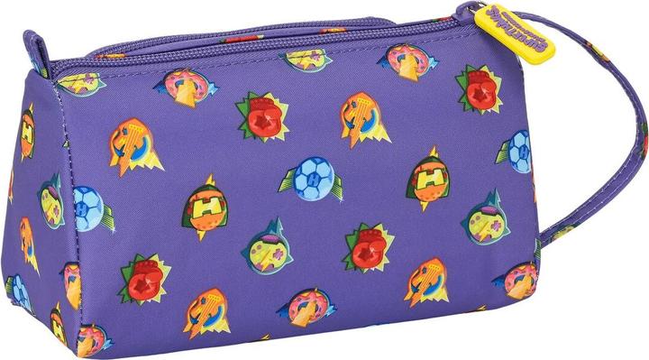 Immagine prodotto Superthings Astuccio per matite con accessori Guardiani di Kazoom Giallo Viola (32 pezzi)