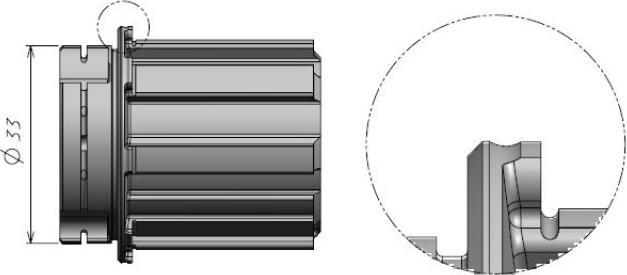 Actual product image Fulcrum Sram XDR