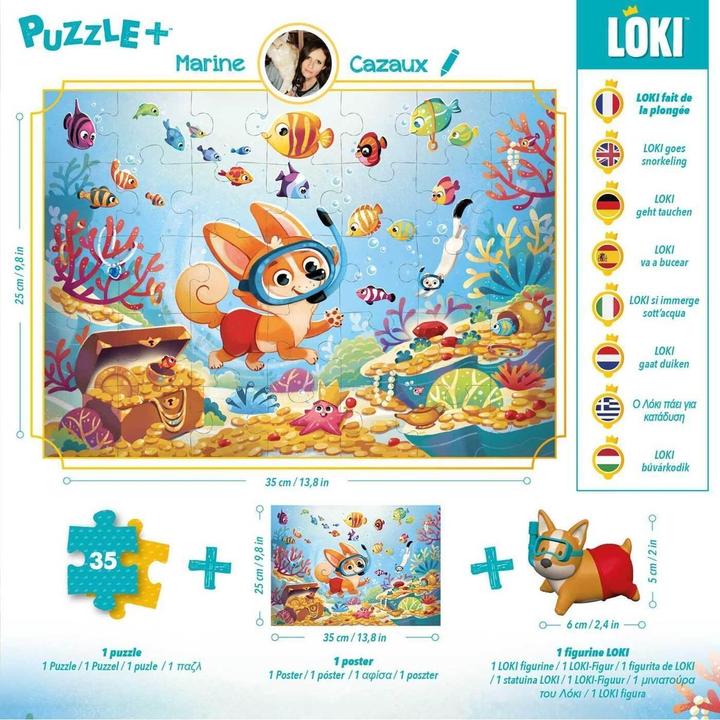 Produktbild Loki Kids Loki Puzzle Tauchen.519239 (70 Teile)