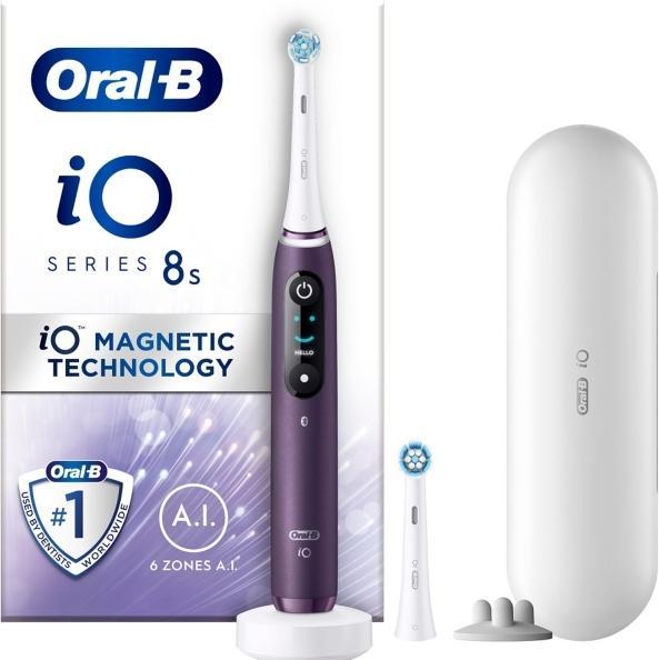 Immagine prodotto Oral-B Spazzolino elettrico iO Series 8s, viola (Spazzolino oscillante)