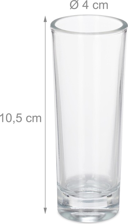 Actual product image Relaxdays 6x shot glass (0.60 dl, 1 x, Shot glass)