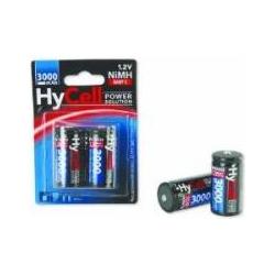 Thumbnail - HyCell Baby (C)-Akku NiMH HR14 3000 m (2 Stk., C, 2500 mAh), Batterien + Akkus