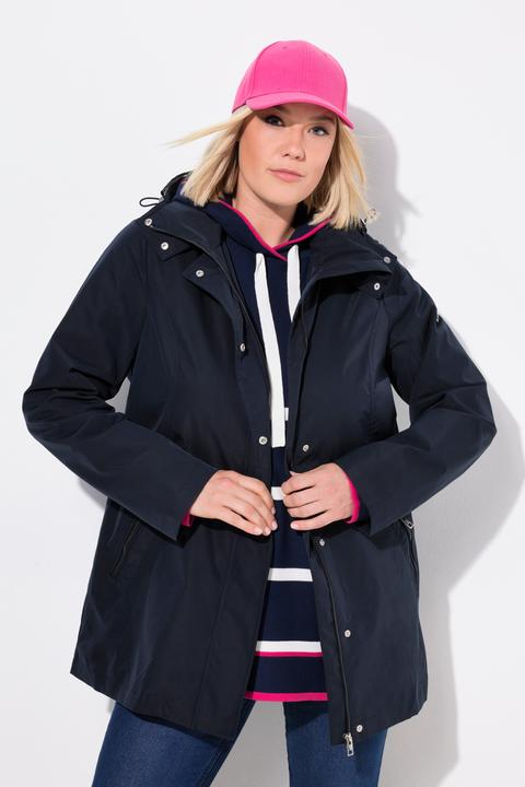 Produktbild Ulla Popken HYPRAR Funktionsjacke, wasserabweisend, Kapuze (46, 48)