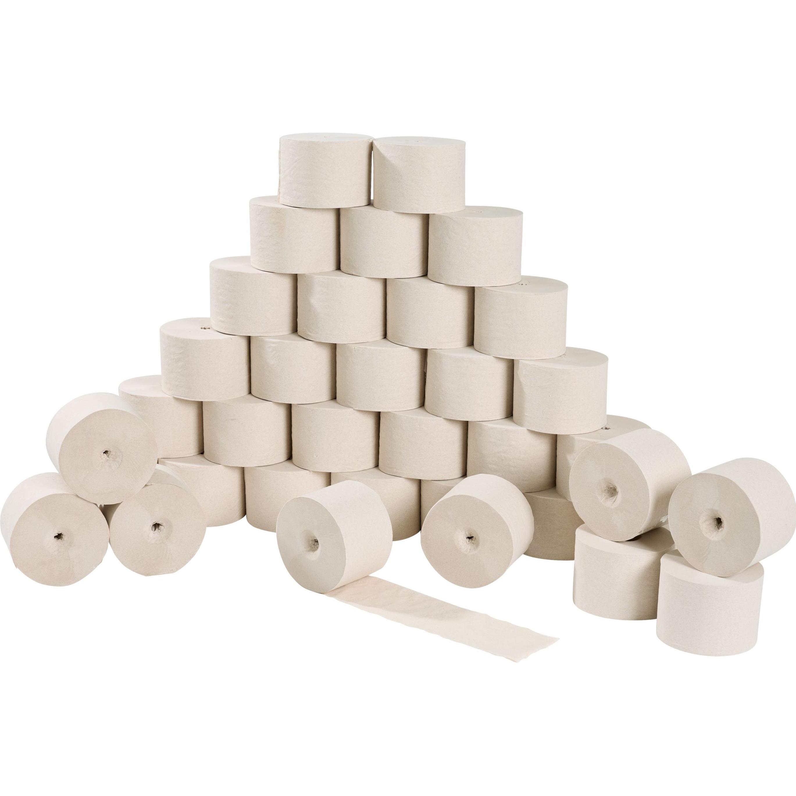 Thumbnail - Tork, Toilettenpapier, Toiletpapir T7 Advanced Mid-size 2-lag 103,5 m uden Hylse Natur FSC,36 rl/krt (32400 x)