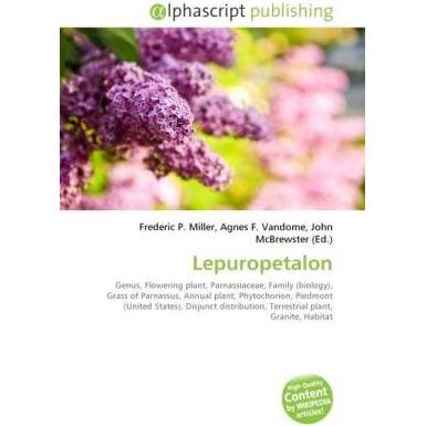 Lepuropetalon, Fachbücher von Agnes F. Vandome, Frederic P. Miller, John McBrewster