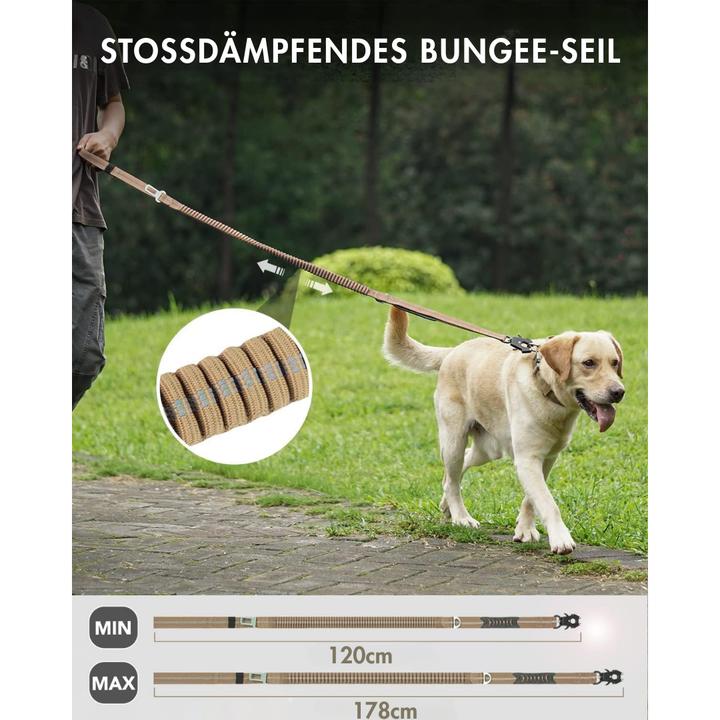Image du produit Suba Laisse pour chien avec ceinture de sécurité (Chien, Jogging)