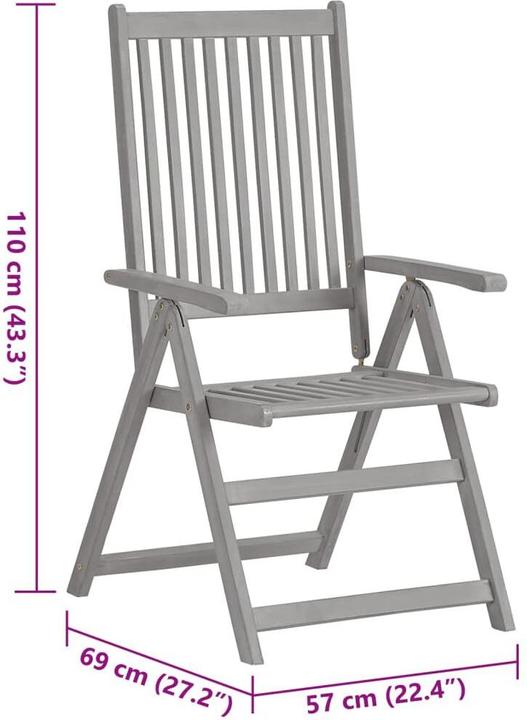 Produktbild vidaXL Gartenstuhl