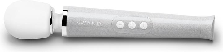 Actual product image Le Wand Petite All That Glimmers Rechargeable Vibrating Massager White