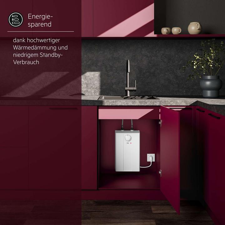Produktbild AEG Haustechnik druckloser Kleinspeicher Huz 5 Basis, Untertischboiler 5 Liter Niederdruck, mit Stecker