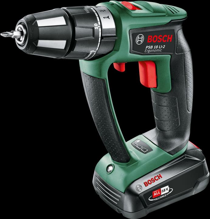 Bosch Home & Garden Psb 18 Li-2 (Rechargeable battery operated)