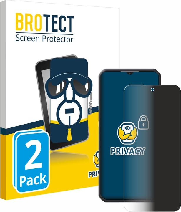 Image du produit BROTECT Film anti-regards Anti-Spy Privacy Film de protection contre la lumière bleue (2 pcs, Samsung Galaxy A35)