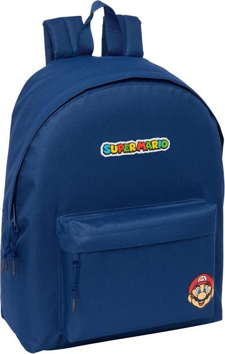 Super Schulrucksack Mario Mamma mia Rot Marineblau 33 x 42 x 15 cm