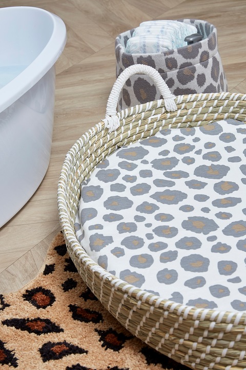 Actual product image Meyco Wrap-around basket medium panther neutral