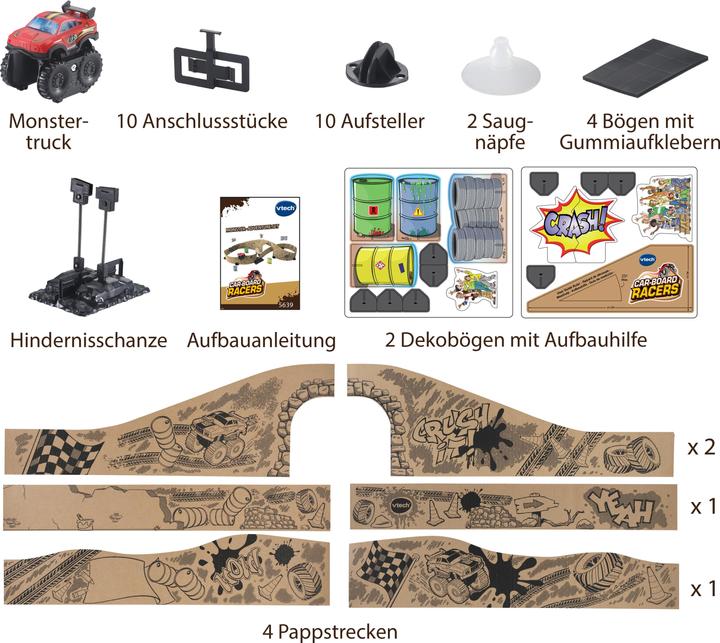 Produktbild VTech Car-Board Racers - Monster-Adventure Set