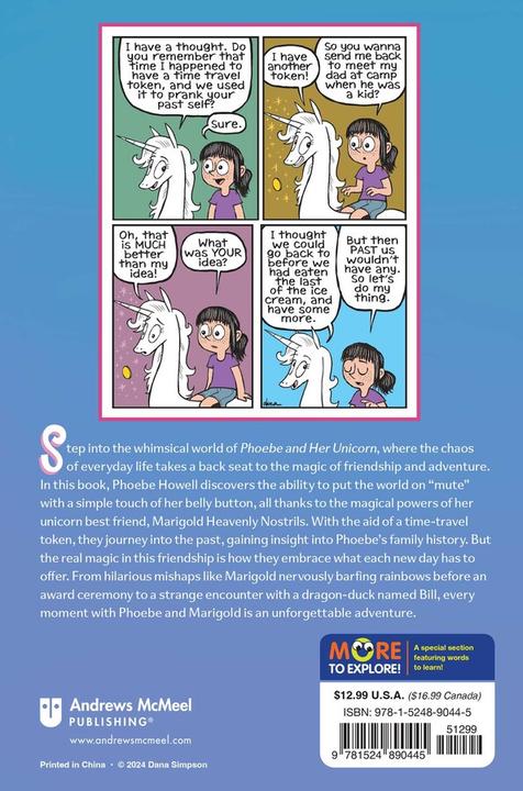 Immagine prodotto Unicorn Time Machine (Inglese, Dana Simpson, 2024)