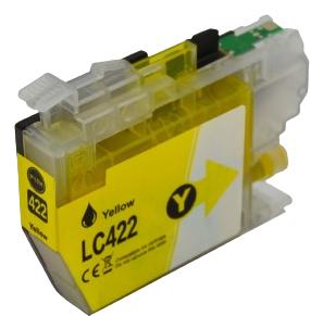 Produktbild Peach Tinte Brother LC-422Y Yellow (Y)