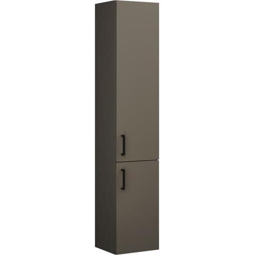 burgbad, Badezimmerschrank, Eqio Hochschrank mit 2 Türen und 1 Innenschublade, Türanschlag rechts, 1760 x 350 mm