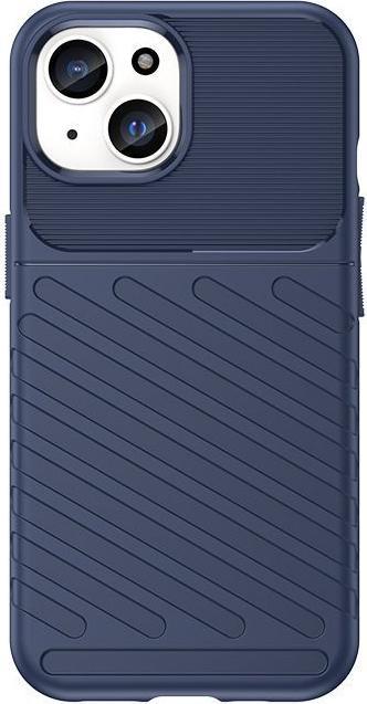 Actual product image Hurtel Armored iPhone 15 Thunder Case - blue (Apple iPhone 15)