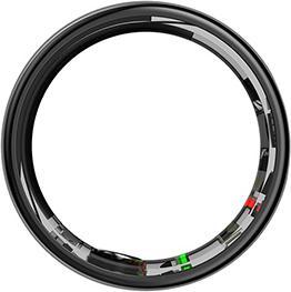 Image du produit Powerton SMART RING PRO Grösse 7 schwarz / Smart Ring / Bluetooth 5.2 / 15 mAh / IP68 (7, Noir)