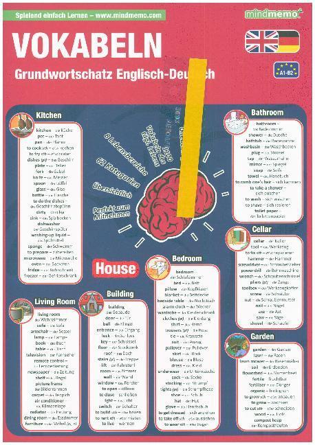 Nährwerte und Zutaten mindmemo Lernfolder - Grundwortschatz Englisch / Deutsch - 1100 Vokabeln lernen leicht gemacht (Deutsch, Englisch, Fischer Henry, Hunstein Philipp, 2021)