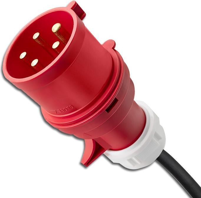 Produktbild Qoltec Intelligentes Gerät 52478 Mobiles EV-Ladegerät 11kw (Typ 2, 11 kW, 16 A, CEE16 rot)