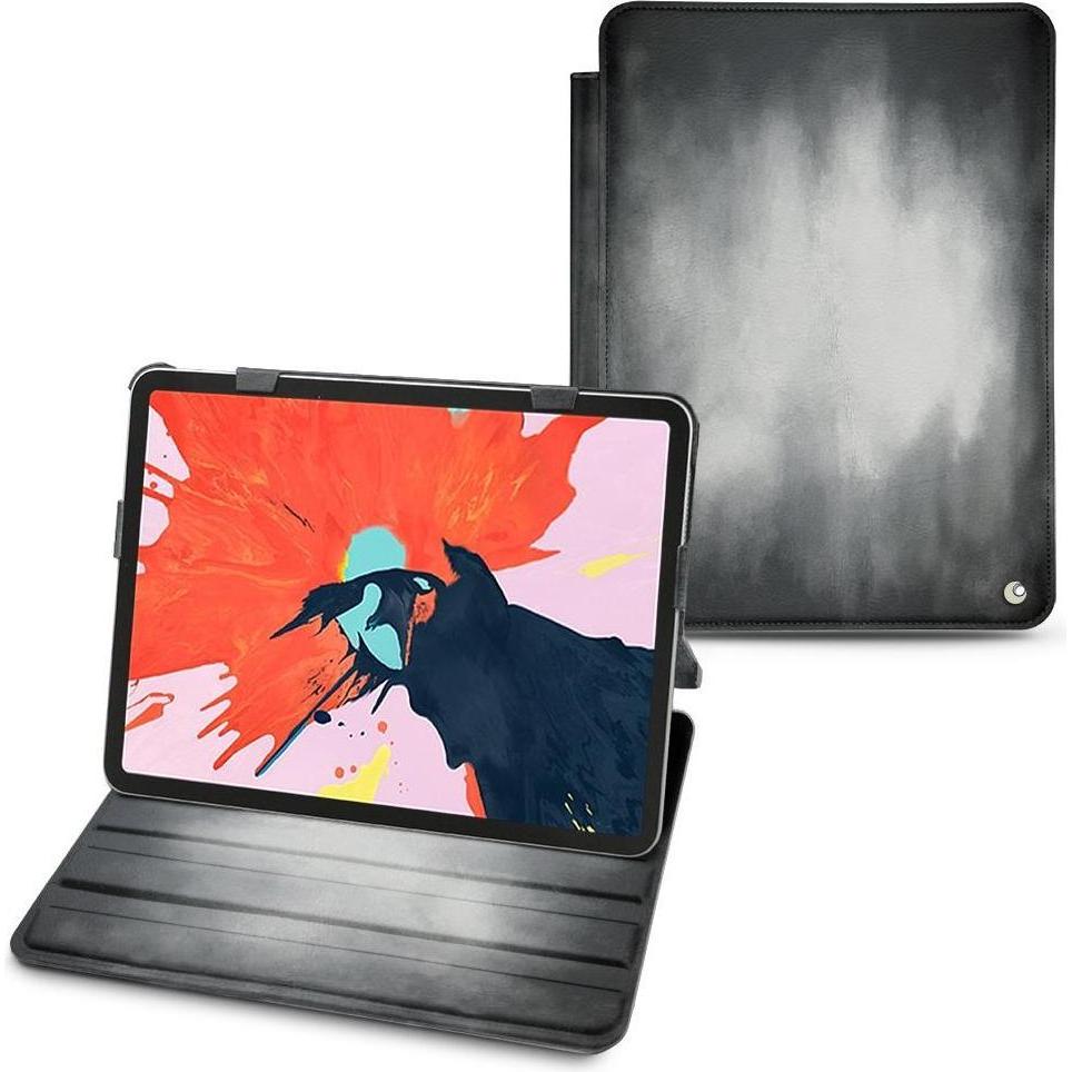 Noreve Lederschutzhülle horizontal (iPad Pro 12.9 2018 (3. Gen)), Tablet Hülle, Grau