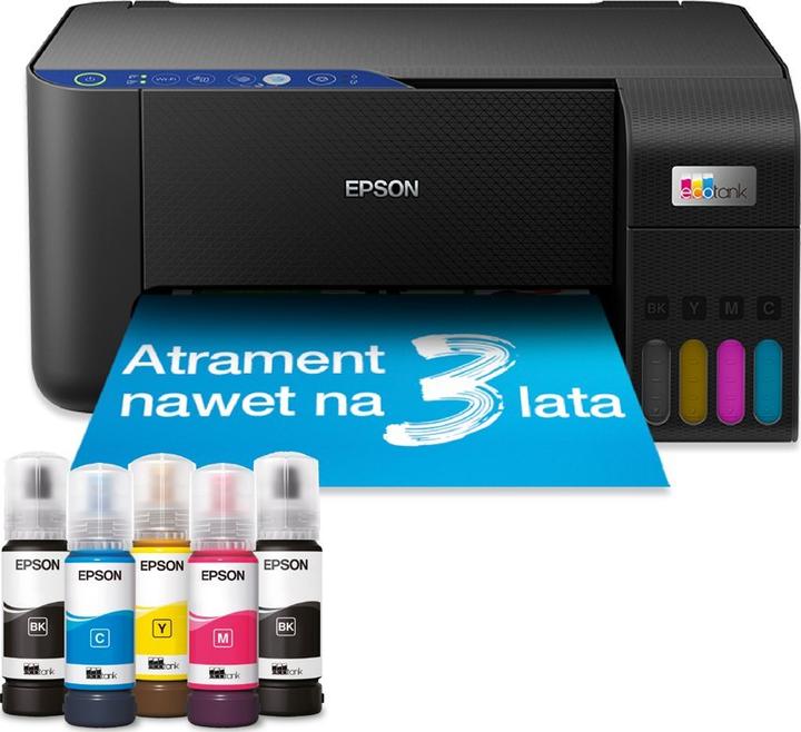 Actual product image Epson Printer EcoTank L3251 A4, Colour, MFP, WiFi (Colour)