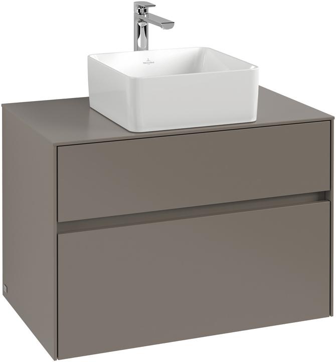 Produktbild Villeroy & Boch Collaro Waschbeckenunterschrank 800x548x500 mm, 2 Auszüge, für Waschbecken mittig (80 x 50 x 54.80 cm)