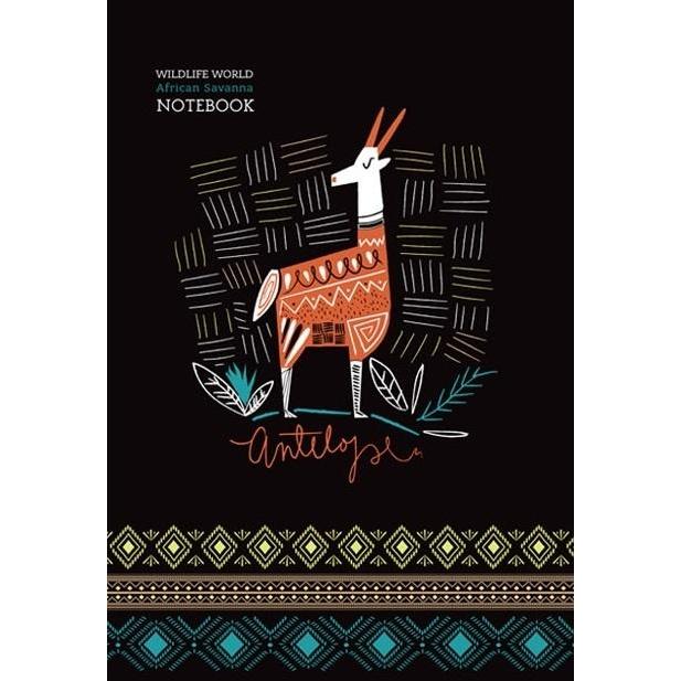 Fresh, Quaderni + Bloc notes, Dekoratives Notizbuch 143x210/64K Antilope-Gitter (A5, Copertina rigida)