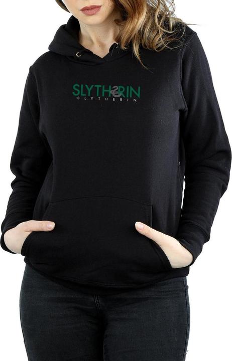 Produktbild Slytherin Text Kapuzenpullover (S)