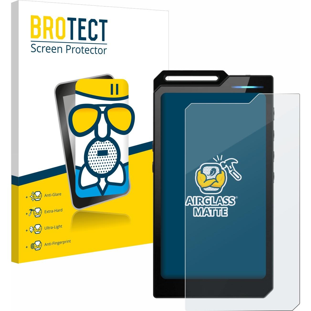 BROTECT Schutzglas Schutzfolie Displayschutz Display Schutz Glas Folie matt, MP3 + Media-Player Zubehör