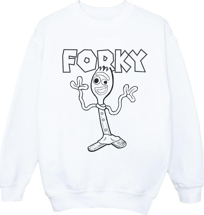 Actual product image Disney Womens/Ladies Toy Story 4 Forky Sweatshirt (M)