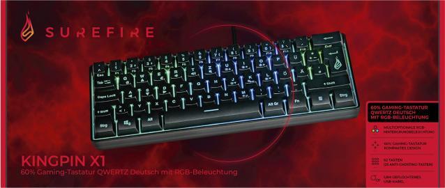 Productafbeelding SureFire KingPin X1 (DE, Bedraad)