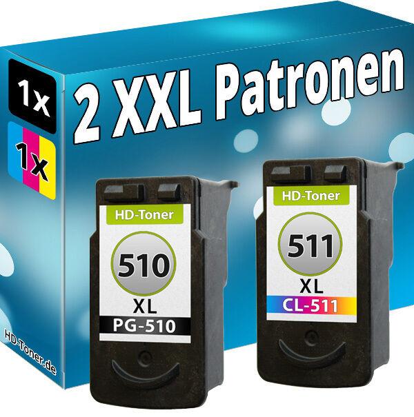 Produktbild Druckfuxx XL DRUCKER PATRONE für CANON PG510 CL-511 PIXMA MX340 MX350 MX410 MX360 MX420