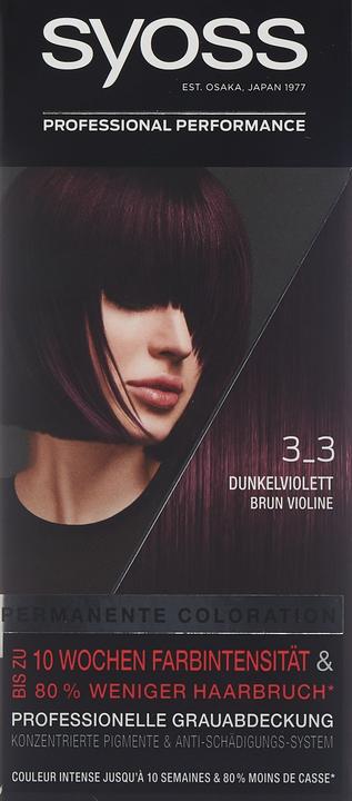 Produktbild Syoss Coloration 3 3 Dunkelviolett (Violett)