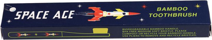Produktbild Rex London Bambuszahnbürste für Kinder, Space Age (Mittel)