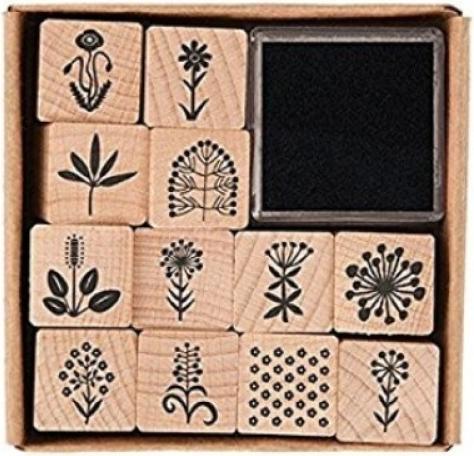 Produktbild Rico Design Stempel Set Blumen