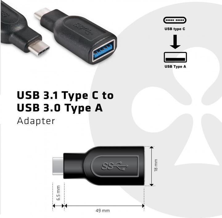 Produktbild Club 3D USB-C zu