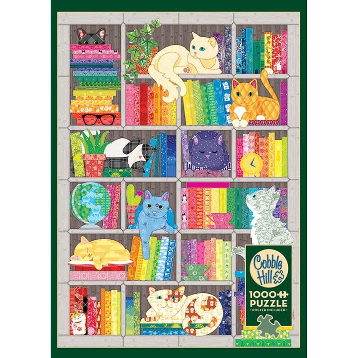 Produktbild Cobble Hill Puzzle 1000 pieces Rainbow Cat Quilt (1000 Teile)